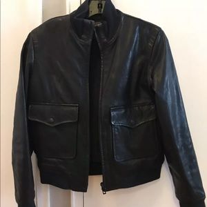 Rag and Bone black leather jacket Size 2